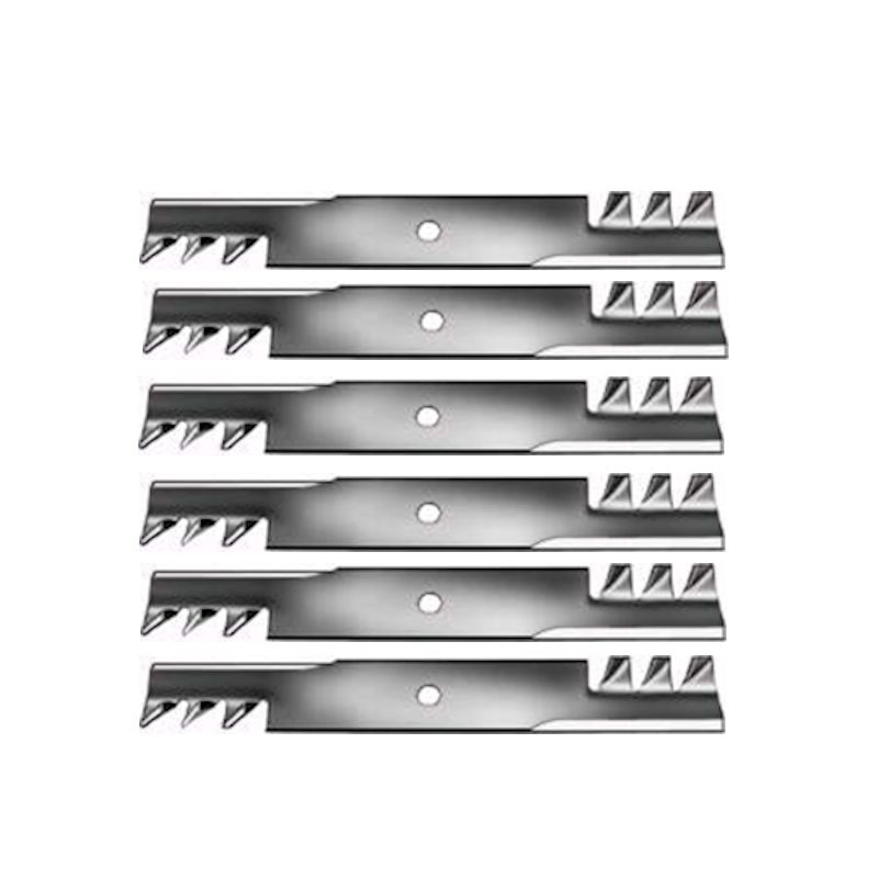 Set of 6 Gator Style Mulch Blades 60